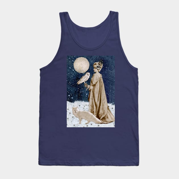 Wild Moon Goddess Tank Top by WinonaCookie